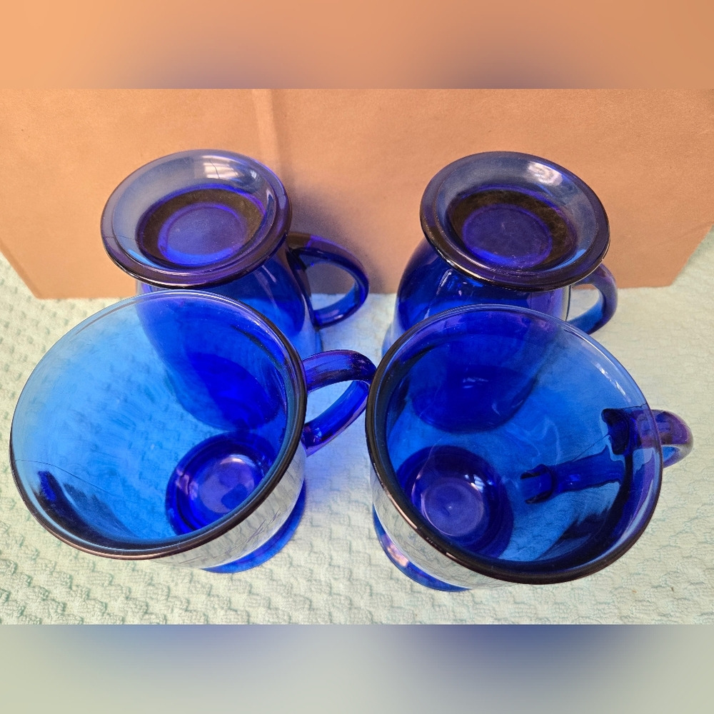 Starbucks Blue Coffee Mug Set Of 4 - Picture 3 of 3